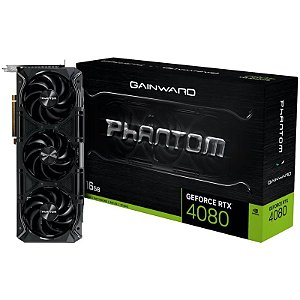 Placa de Video Gainward GeForce RTX 4080 Phantom 16GB GDDR6X 256 bit - NED4080019T2-1030P