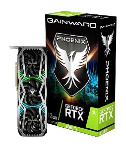 Placa de Video Gainward GeForce 3080 Ti Phoenix LHR 12GB GDDR6X 384-bit - NED308T019KB-132AX