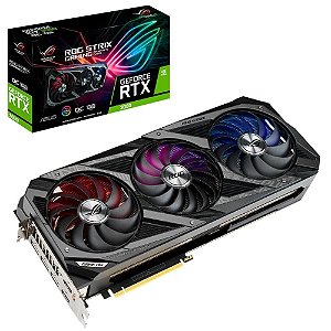 Placa de Vídeo Asus ROG Strix GeForce RTX 3080 OC Edition 10GB GDDR6X 320-bit - ROG-STRIX-RTX3080-O10G-GAMING