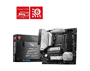 Placa Mãe MSI MAG B660M Mortar WiFi DDR4 LGA 1700 MATX