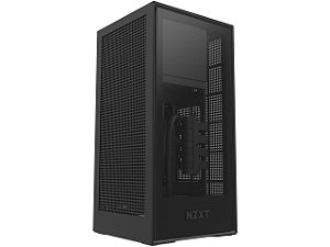 Gabinete NZXT H1 Mini ITX com Fonte 650W e Cabo Riser e Water Cooler Preto - CA-H16WR-B1-US
