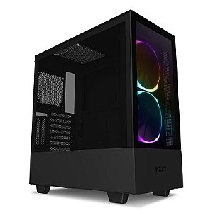 Gabinete NZXT H510 Elite Matte Black - CA-H510E-B1