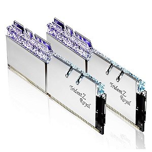 Memória G.Skill Trident Z Royal RGB 16GB (2x8Gb) DDR4 3000Mhz - F4-3000C16D-16GTRS