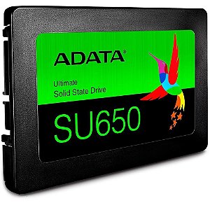 SSD 480GB Adata 2.5 Sata III 520MBs/450MB/s - ASU650SS-480GT-R