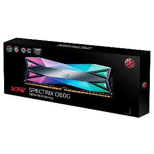 Memória Adata XPG Spectrix D60G 8GB DDR4 3000Mhz - AX4U300038G16A-ST60