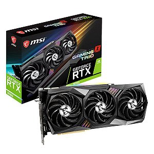 Placa de Video MSI GeForce RTX 3090 Gaming X Trio 24G 24GB GDDR6X 384 bit - 912-V388-011