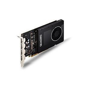 Placa de Vídeo NVIDIA QUADRO P2000 5GB DDR5 160BIT 160 bits 4 display port VCQP2000-PORPB - suporta até 4 monitores/tv