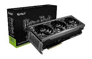 Placa de Video Palit GeForce RTX 4090 GameRock OmniBlack 24GB GDDR6X 384 bit - NED409019SB-1020Q