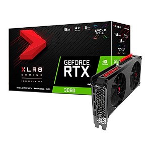 Placa de Vídeo PNY GeForce RTX 3060 XLR8 Gaming REVEL EPIC-X RGB 12GB GDDR6 192Bits - VCG306012DFXPPB