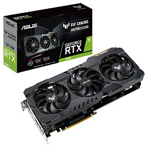 Placa de Vídeo ASUS TUF GAMING GeForce RTX 3060 V2 OC Edition LHR 12GB GDDR6 - TUF-RTX3060-O12G-V2-GAMING