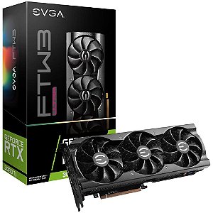 Placa de Vídeo EVGA GeForce RTX 3060 Ti FTW3 Ultra Gaming 8GB GDDR6 256Bits - 08G-P5-3667-KR