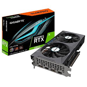 Placa de Vídeo Gigabyte GeForce RTX 3060 Ti Eagle OC 8GB GDDR6 256Bits - GV-N306TEAGLE OC-8GD