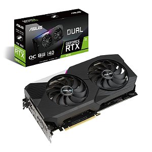 Placa de Video ASUS Dual GeForce RTX 3070 V2 OC Edition LHR 8GB GDDR6 256Bits - DUAL-RTX3070-O8G-V2