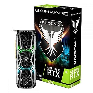 Placa de Vídeo Gainward GeForce RTX 3070 Phoenix GS 8GB GDDR6 256Bits - NE63070S19P2-1041X V1