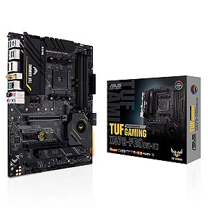 Placa Mãe Asus TUF X570-Pro Gaming Wi-Fi DDR4 AM4 ATX