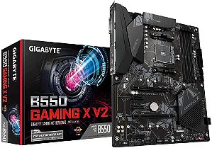 Placa Mãe Gigabyte B550 Gaming X V2  DDR4 AM4 ATX