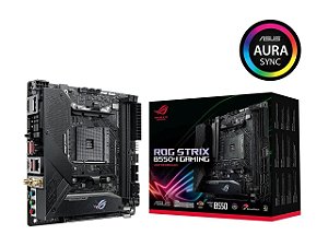 Placa Mãe ASUS ROG Strix B550-I Gaming Wi-FI DDR4 AM4 Mini-ITX