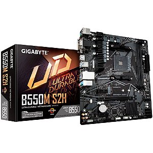Placa Mãe Gigabyte B550M S2H DDR4 AM4 MATX