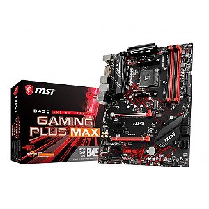 Placa Mãe MSI B450 Gaming Plus Max DDR4 AM4 ATX