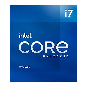 Processador Intel Core i7 11700K 3.6GHz@5.0Ghz Rocket Lake 16MB Cache LGA 1200 - BX8070811700K