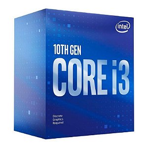 Processador Intel Core I3 10100F 3.6Ghz@4.3Ghz Comet Lake 6MB Cache LGA 1200 - BX8070110100F
