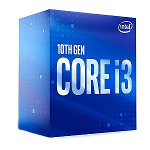 Processador Intel Core I3 10100 3.6Ghz/4.3Ghz Comet Lake 6MB Cache LGA 1200 - BX8070110100