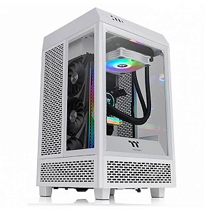 Gabinete Thermaltake The Tower 100 Mini Snow Janela Lateral em Vidro Temperado - CA1R300S6WN00