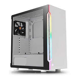 Gabinete Gamer Thermaltake H200 TG RGB Snow M-ATX - CA-1M3-00M6WN-00