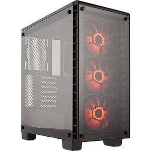 Gabinete Corsair Gamer Crystal ATX Series 460X Preto CC-9011101-WW