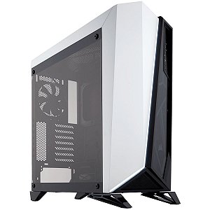 Gabinete Corsair Carbide Series Spec-Omega Mid Tower Vidro Temperado CC-9011119-WW Preto/Branco