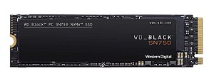 SSD 250GB WD Black SN750 M.2 2280 3100MBs/1600MBs - WDS250G3X0C