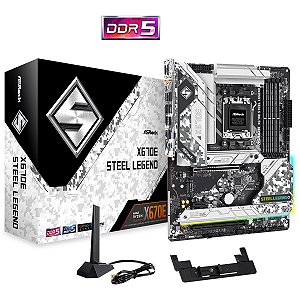 Placa Mãe ASRock X670E Steel Legend DDR5 AM5 ATX