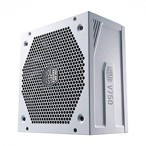 Fonte Cooler Master V750 White Edition 750W 80 Plus Gold Modular - MPY-750V-AGBAG-WO