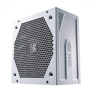 Fonte Cooler Master V650 White Edition 650W 80 Plus Gold Modular - MPY-650V-AGBAG-WO