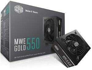 Fonte Cooler Master 550 80 Plus Gold Full Modular v550 - MPY-5501-ACAAG-WO