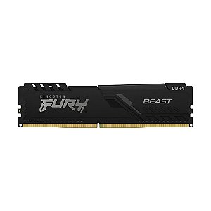 Memória Kingston Fury Beast Black 32GB (1x32GB) DDR4-3600MHz CL18 - KF436C18BB/32