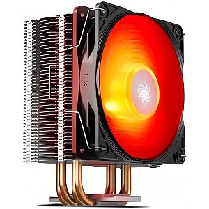 Cooler CPU Deepcool GAMMAXX 400 V2 Red com Suporte ao LGA1700 - DP-MCH4-GMX400V2-RD