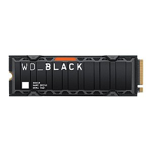 SSD 500GB WD Black SN850 c/ Heatsink M.2 2280 7000MBs/4100MBs - WDS500G1XHE