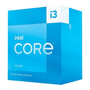 Processador Intel Core I3 13100f Raptor Lake 3.4Ghz / 4.5Ghz 12MB Cache LGA 1700 - BX8071513100F