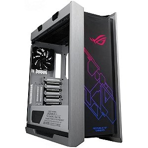 Gabinete Gamer Asus ROG Strix Helios White Edition GX601 RGB 4 Fans e Vidro Temperado