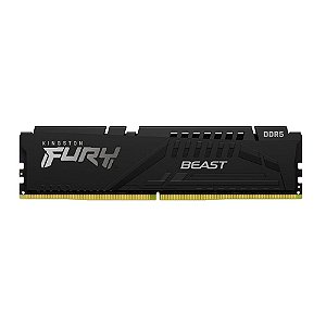 Memória Kingston Fury Beast 32GB(1x32GB) DDR5 5200MHz CL40 - KF552C40BB-32