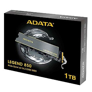 SSD 1TB Adata Legend 850 M.2 2280 5000MBs/4750MBs - ALEG-850-1TCS