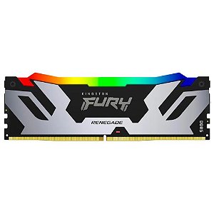 Memória Kingston Fury Renegade RGB 16GB (1X16GB) DDR5 6000MHz CL32 - KF560C32RSA-16