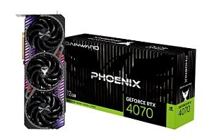 Placa de Video Gainward GeForce RTX 4070 Phoenix 12GB GDDR6X 192 bit - NED4070019K9-1043X