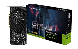 Placa de Video Gainward GeForce RTX 4070 Ghost OC 12GB GDDR6X 192 bit - NED4070H19K9-1043X