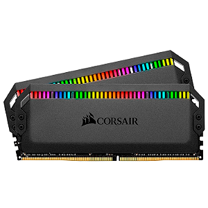 Memória Corsair Dominator Platinum RGB 64GB (2x32Gb)DDR4 3200Mhz - CMT64GX4M2C3200C16