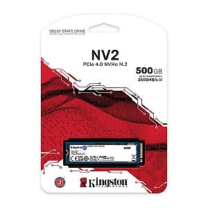 SSD 500GB Kingston NV2 M.2 2280 3500MBs/2100MBs - SNV2S/500G