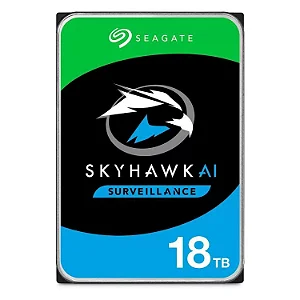 HD 18TB Seagate SkyHawk AI Surveillance 3.5" 7200RPM 256MB SATA III - ST18000VE002