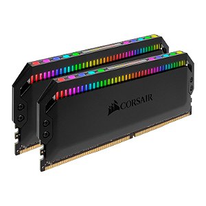 Memória Corsair Dominator Platinum RGB 16GB (2x8Gb) DDR4 3200Mhz - CMT16GX4M2C3200C16