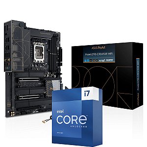 Kit Upgrade Intel Core I7 13700K + Placa Mãe Asus ProArt Z790 Creator WiFi DDR5 LGA 1700 ATX